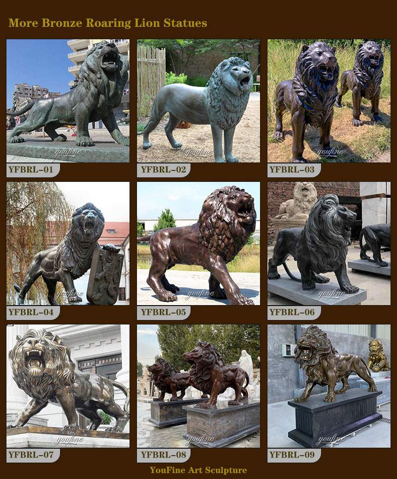 more-roaring-lion-statue-for-sale