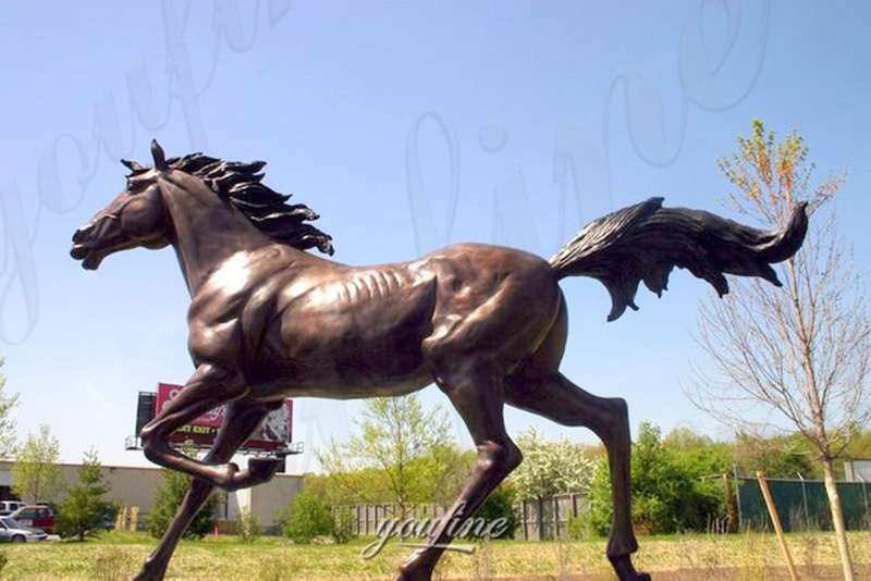 bronze Running horse