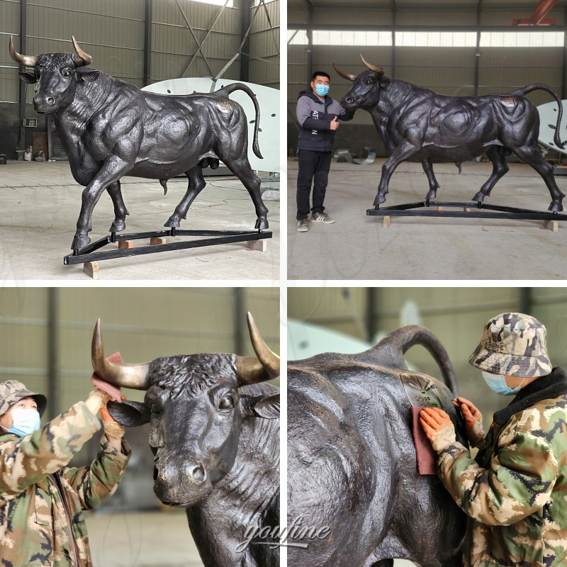 Finished Bull Statue