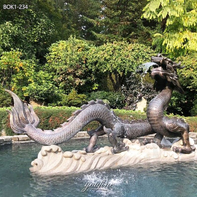 chinese water dragon sculpture