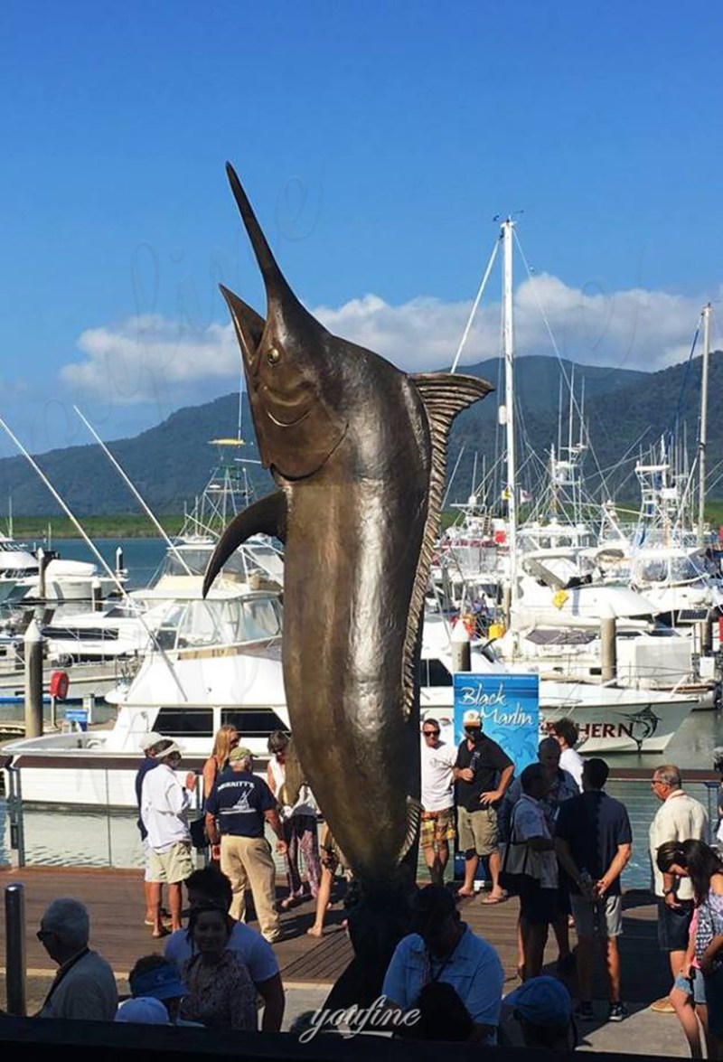 swordfish sculpture