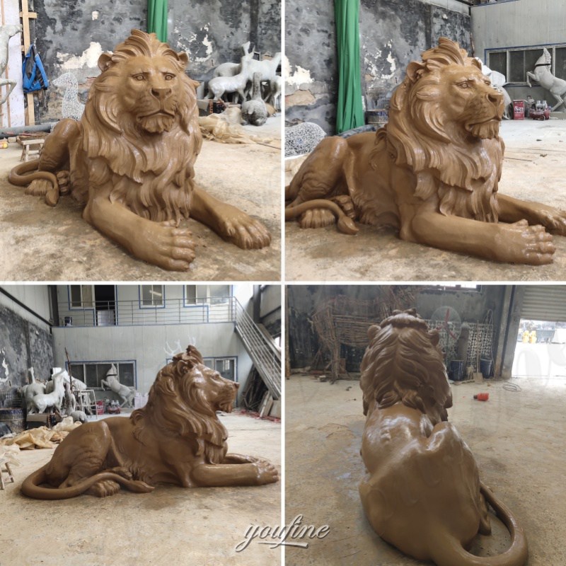 HSBC lion sculpture clay model