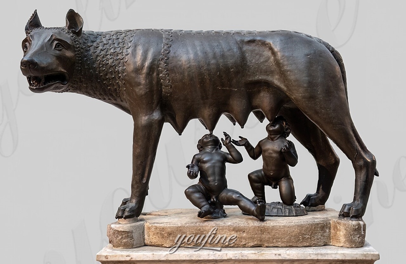 bronze capitoline wolf statue