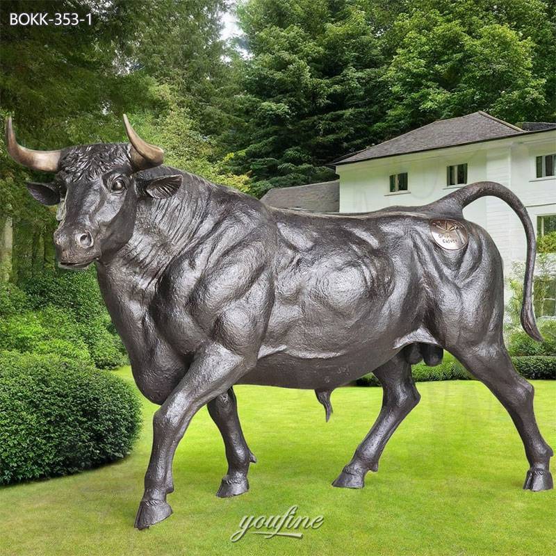 Life Size Bull Statue