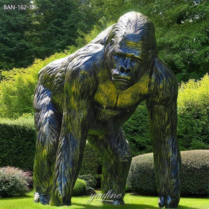 bronze gorilla lawn ornaments