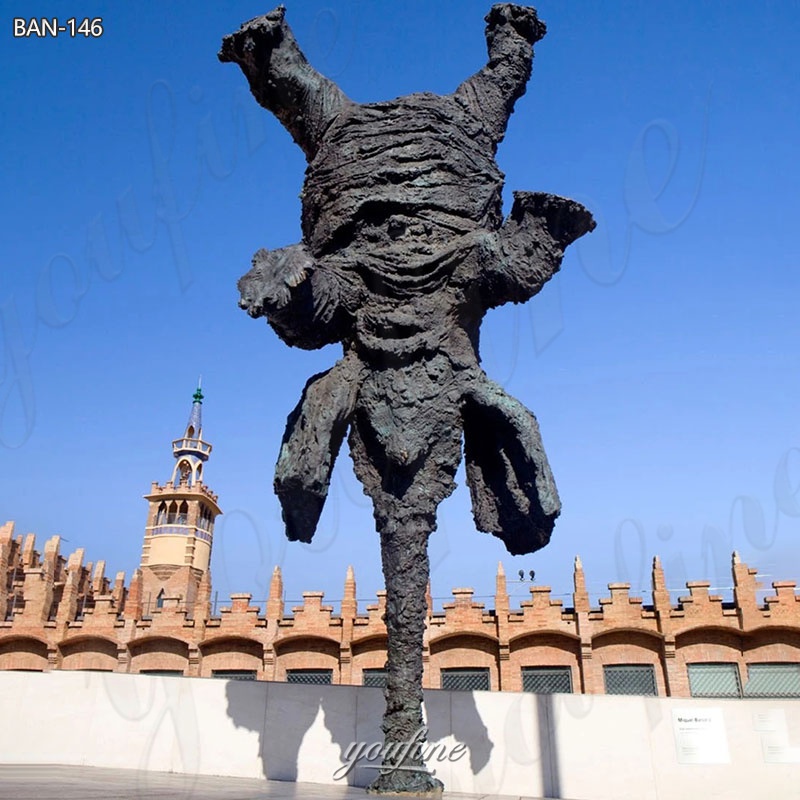 Bronze Upside Down Elephant Sculpture