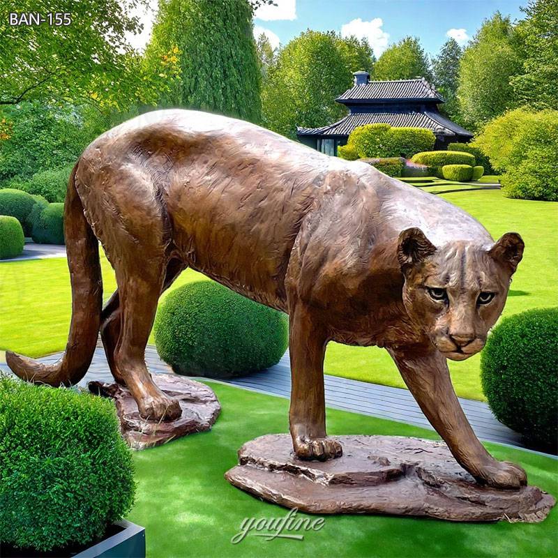 hot design mountain lion statue