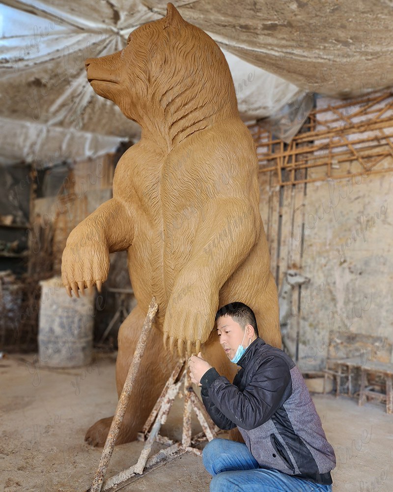 large bear clay model (3)