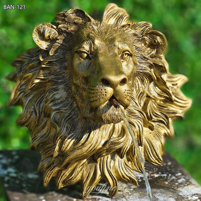 lion head sculpture