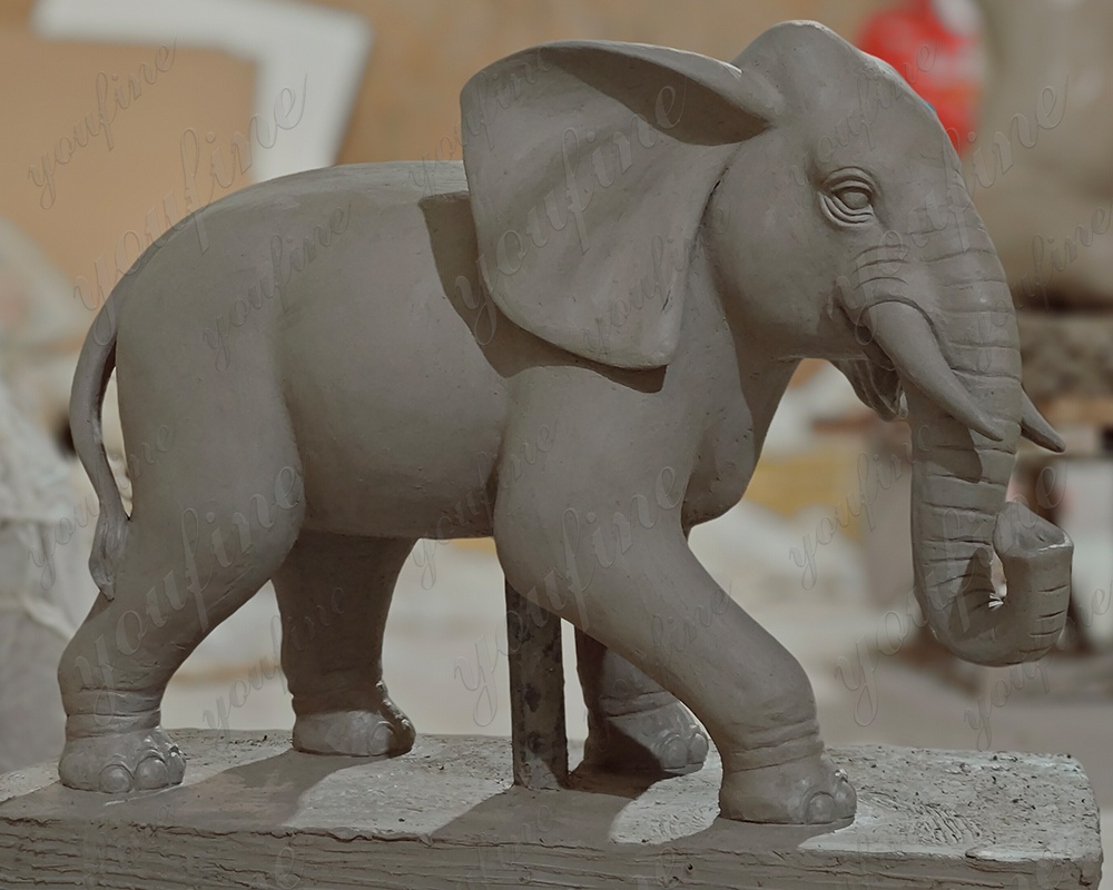 little elephant clay model (1)