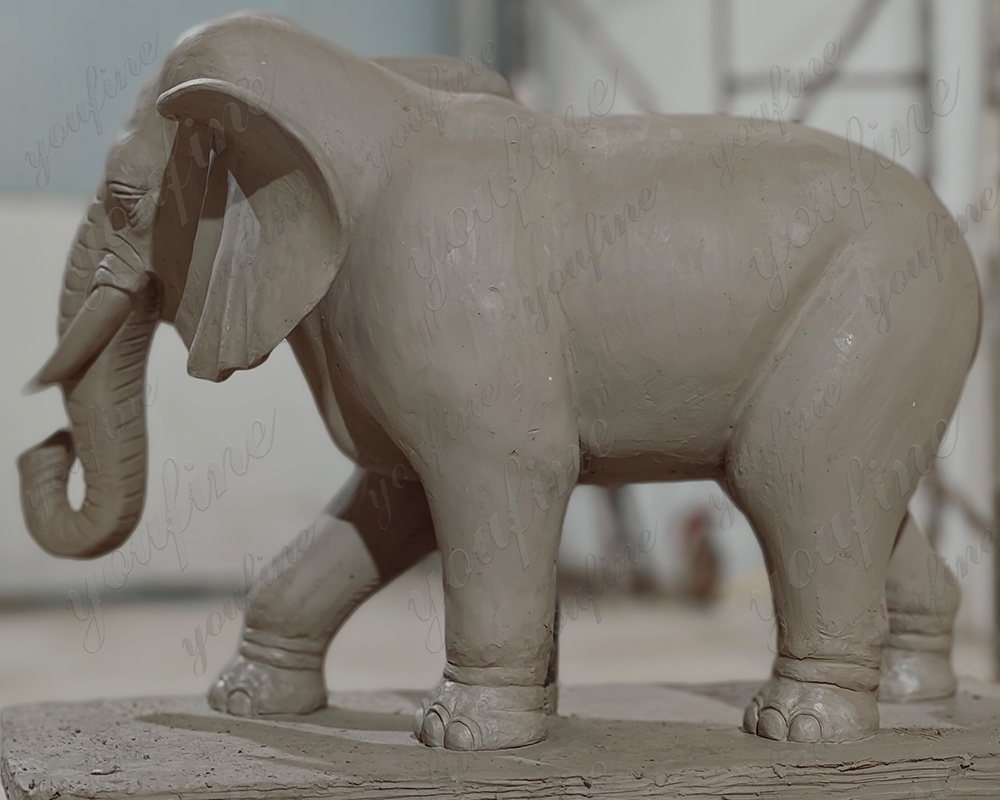 little elephant clay model (2)