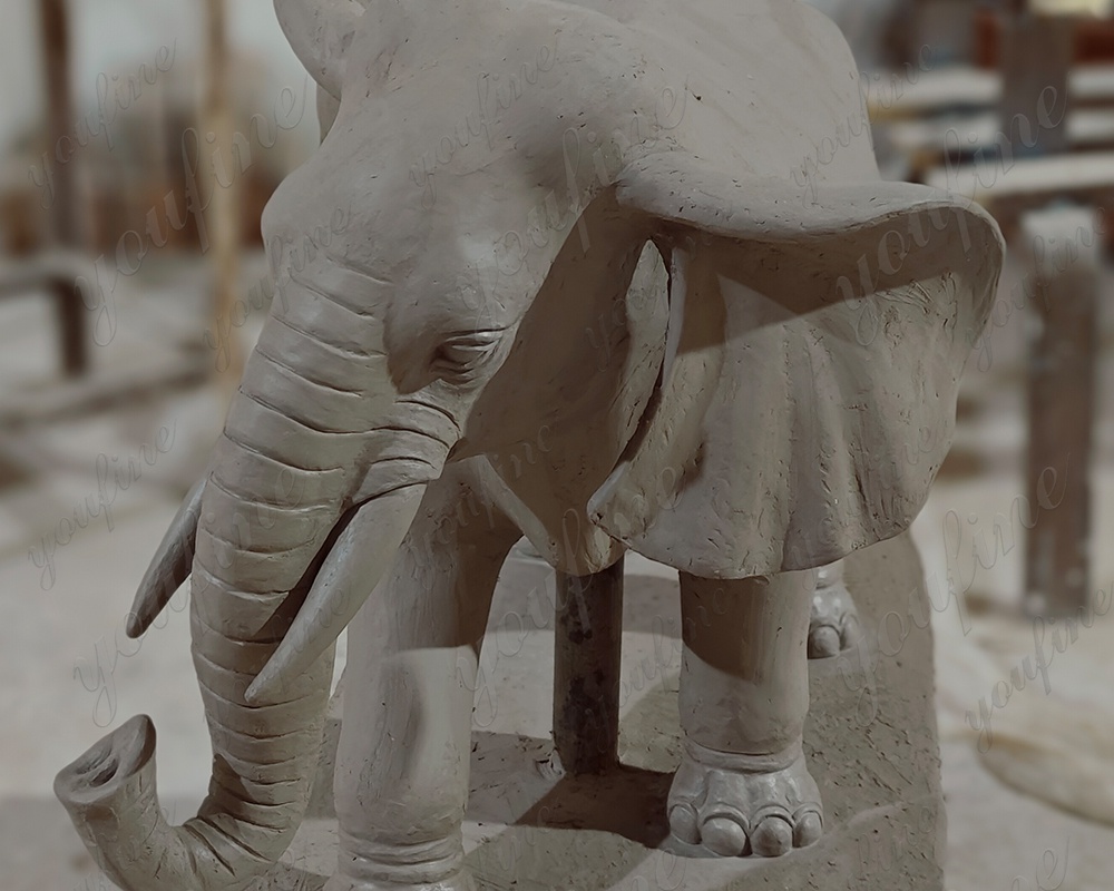 little elephant clay model (3)