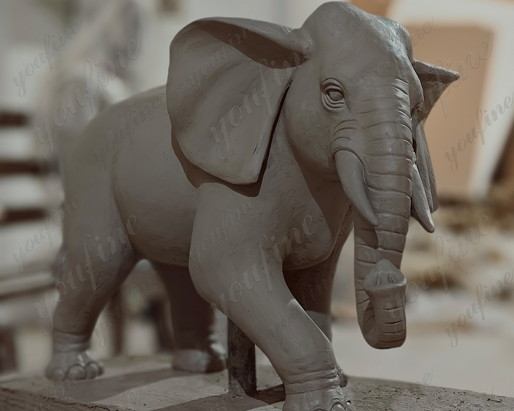 little elephant clay model (4)