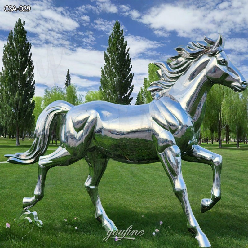 stainless steel horse