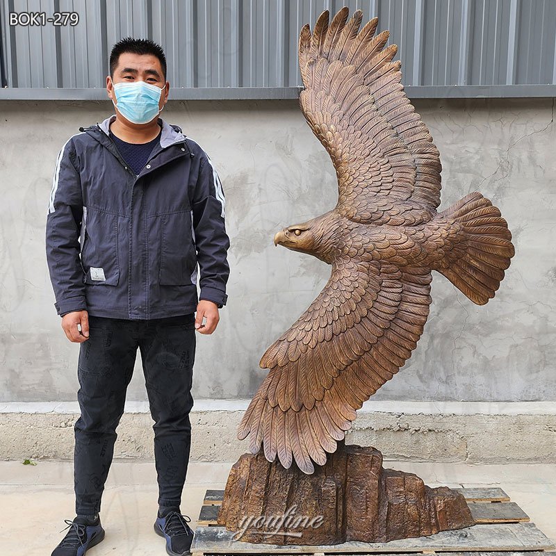 Bronze Life Size Eagle Statue