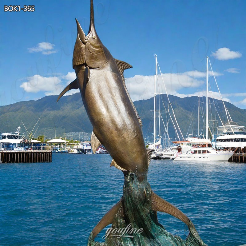 Bronze Swordfish Sculpture