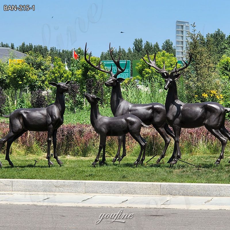 deer family statues