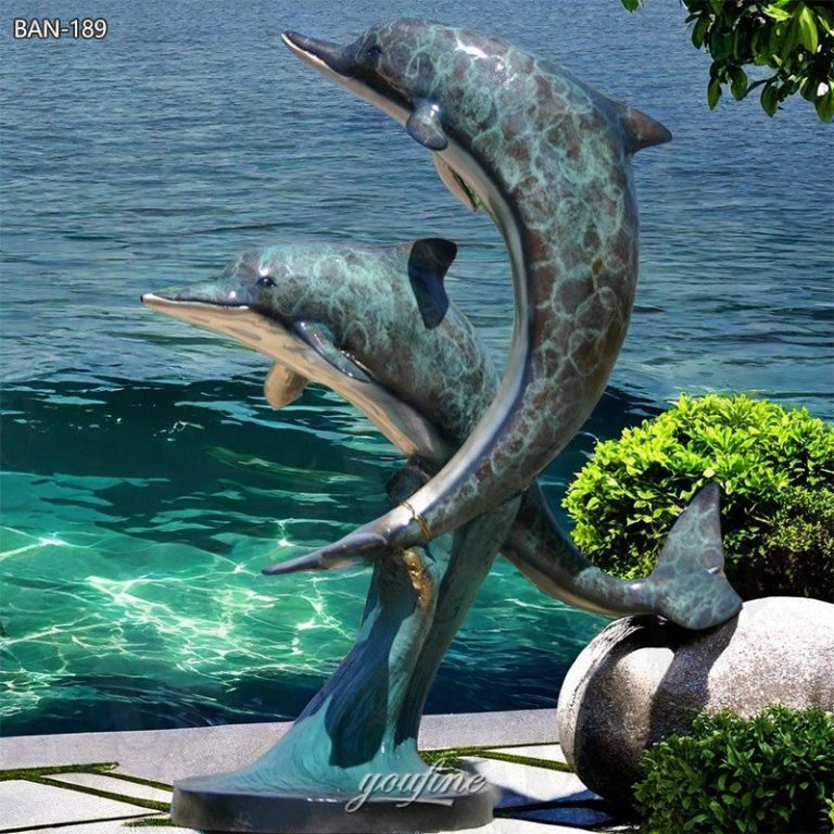 dolphin sculpture outdoor