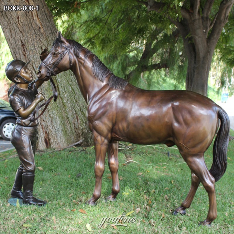 Bronze First Love Horse Statue