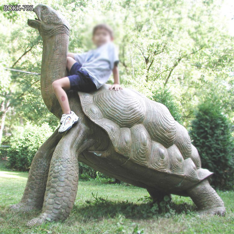 Bronze Giant Garden Turtle Statue