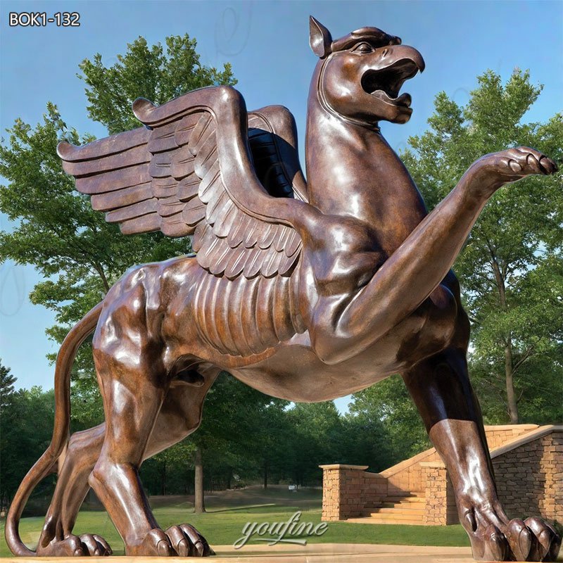 griffin garden statue