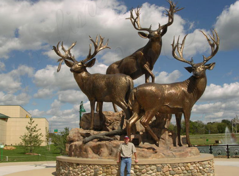 large-deer-sculpture