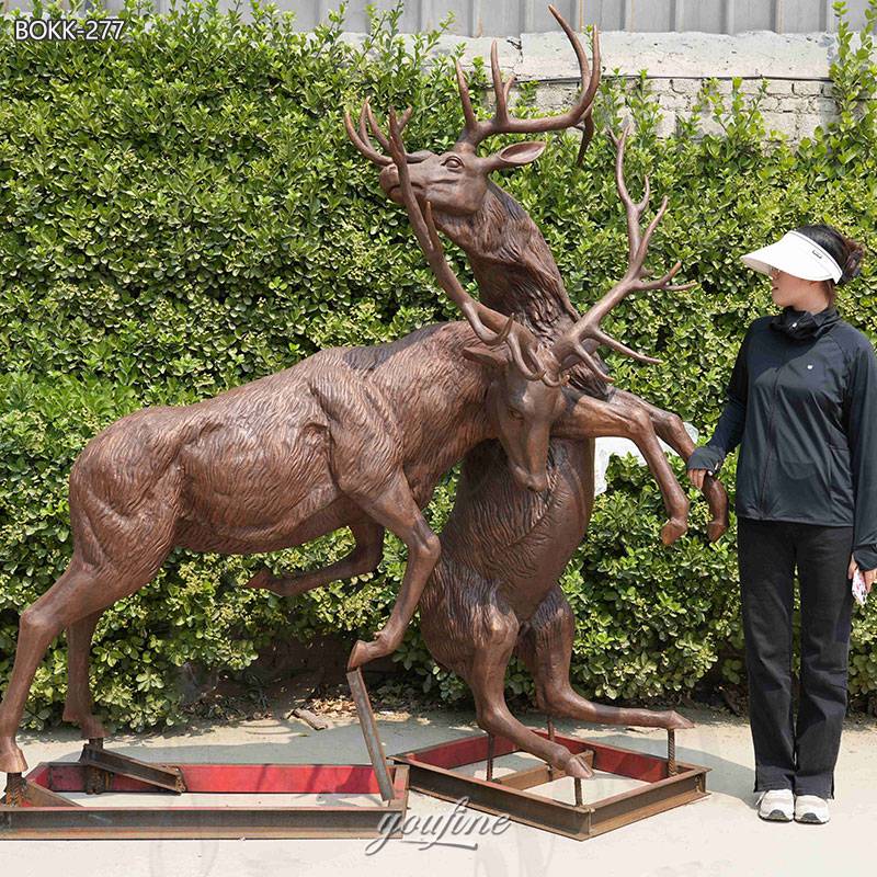 life size elk sculpture