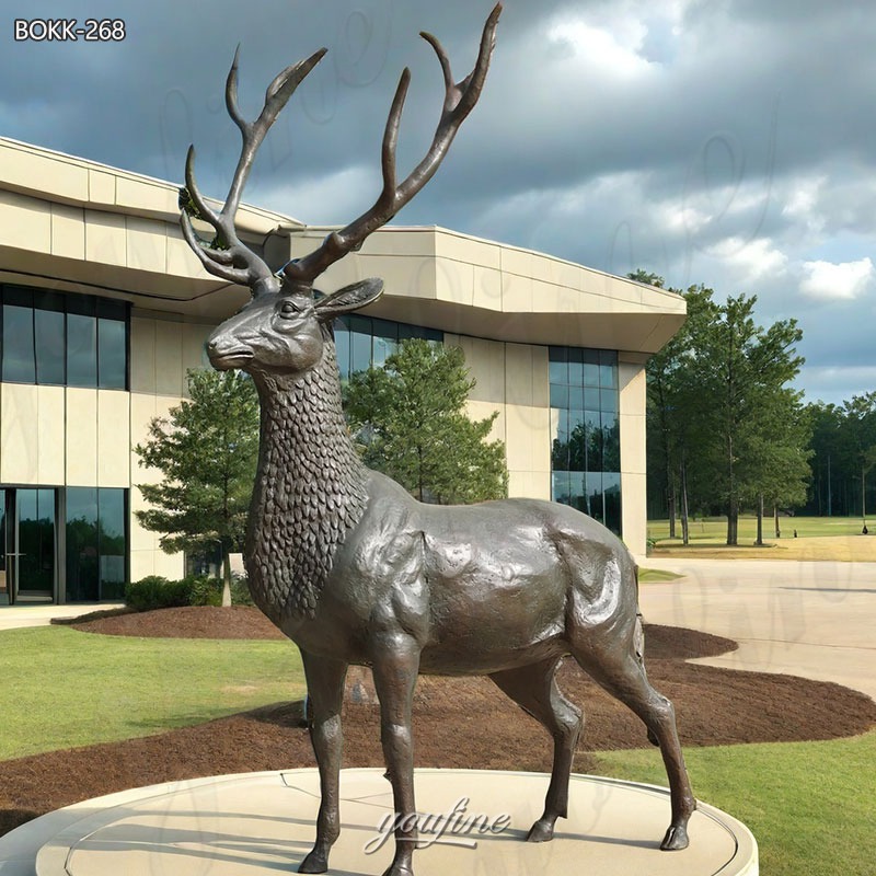 life size stag garden