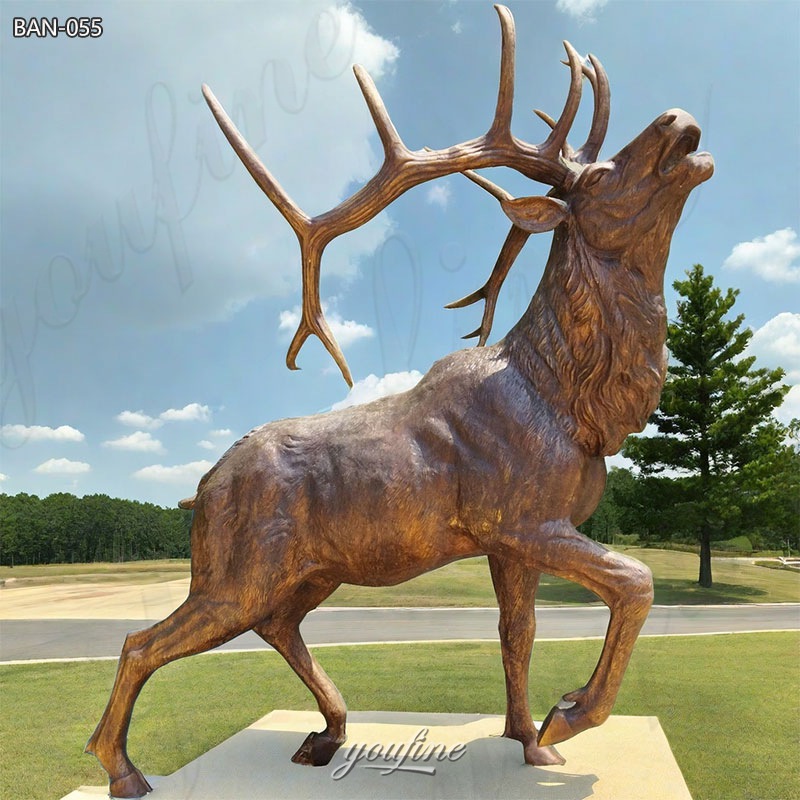 reindeer statue outdoor