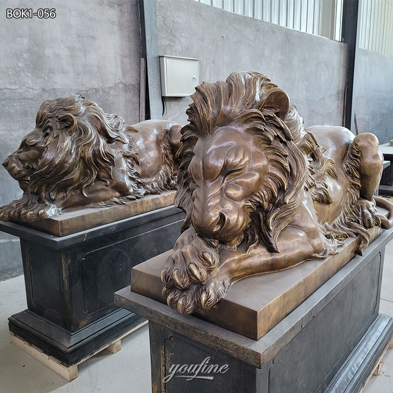 canova lion sculpture