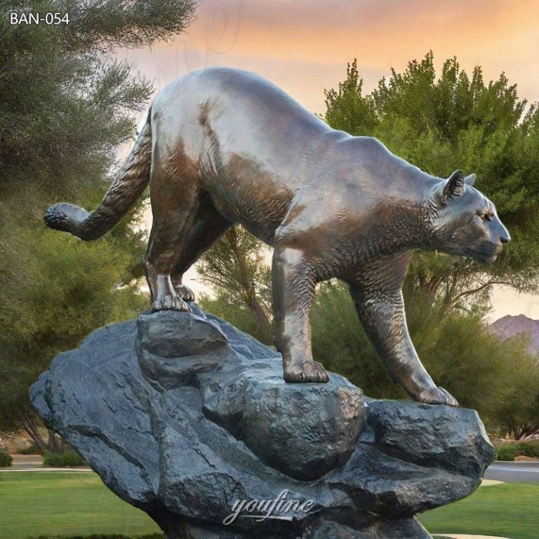 large cougar statue