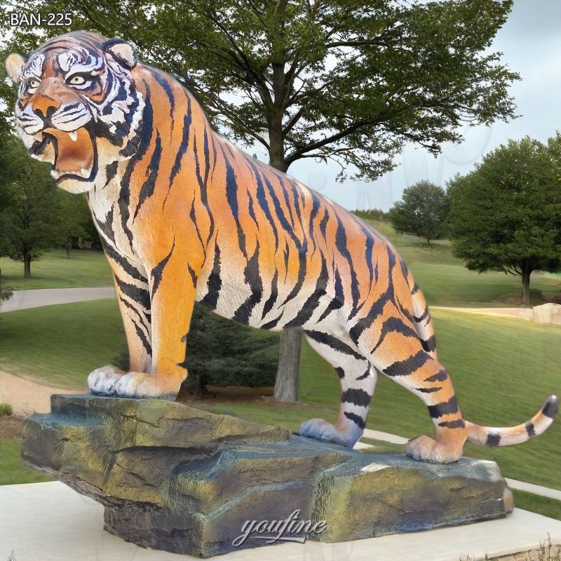 tiger garden statue