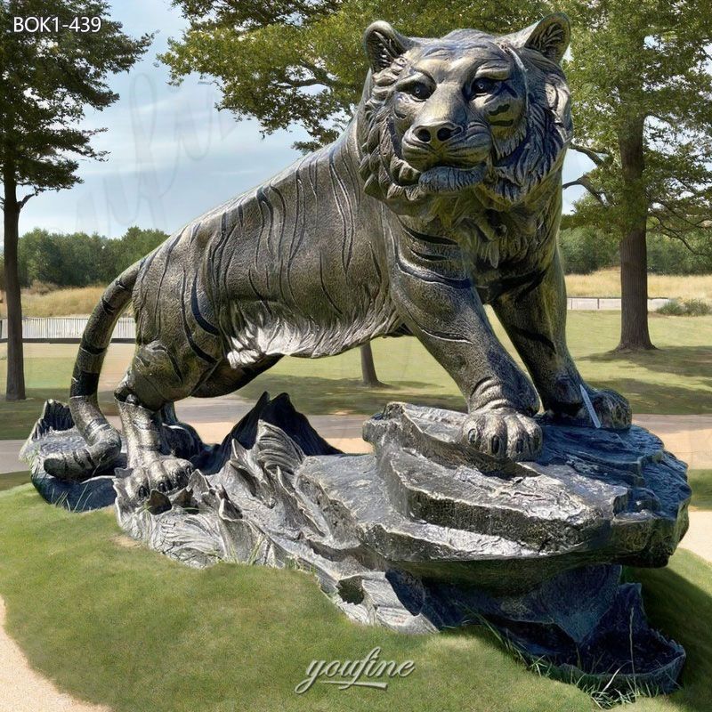 Bronze Outdoor Tiger Statue