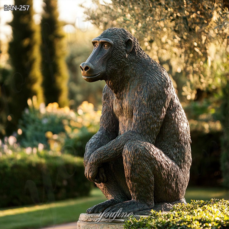 baboon statue