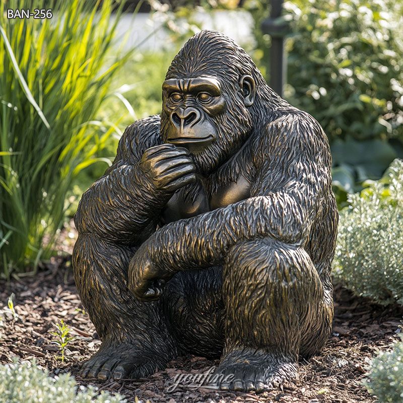 gorilla outdoor ornament