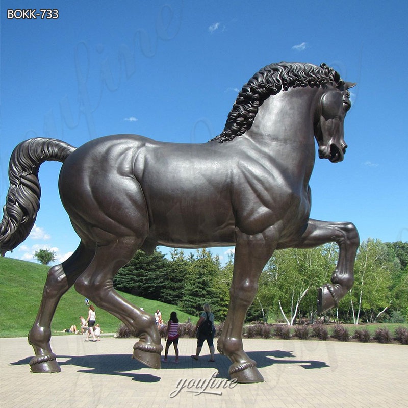 leonardo da vinci horse and rider sculpture