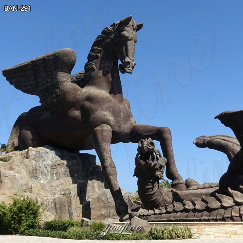 bronze gulfstream park pegasus statue