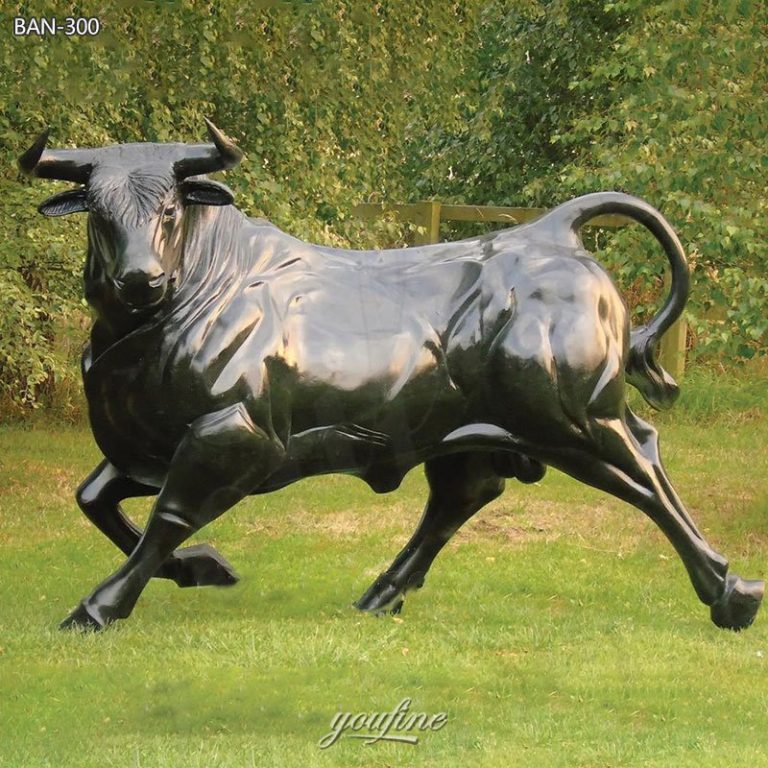 bronze taurus sculpture