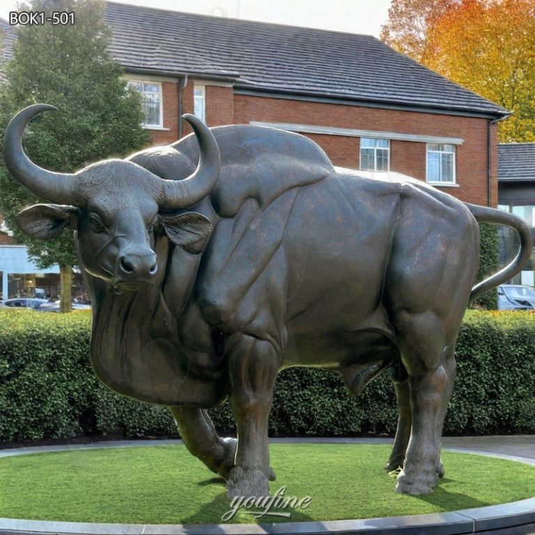 bull garden ornament