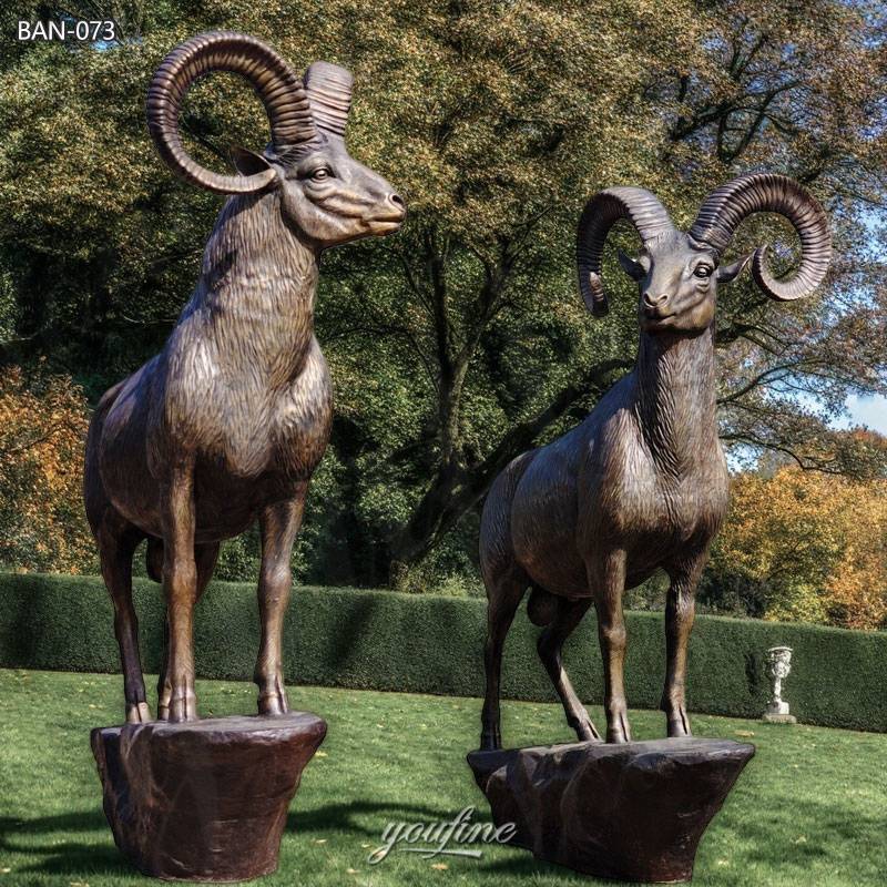 Bronze Outdoor Sheep Statues