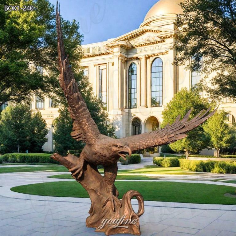 copper eagle statue