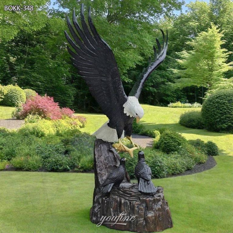 eagle yard statue