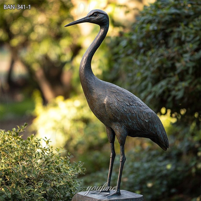 sandhill crane yard statues